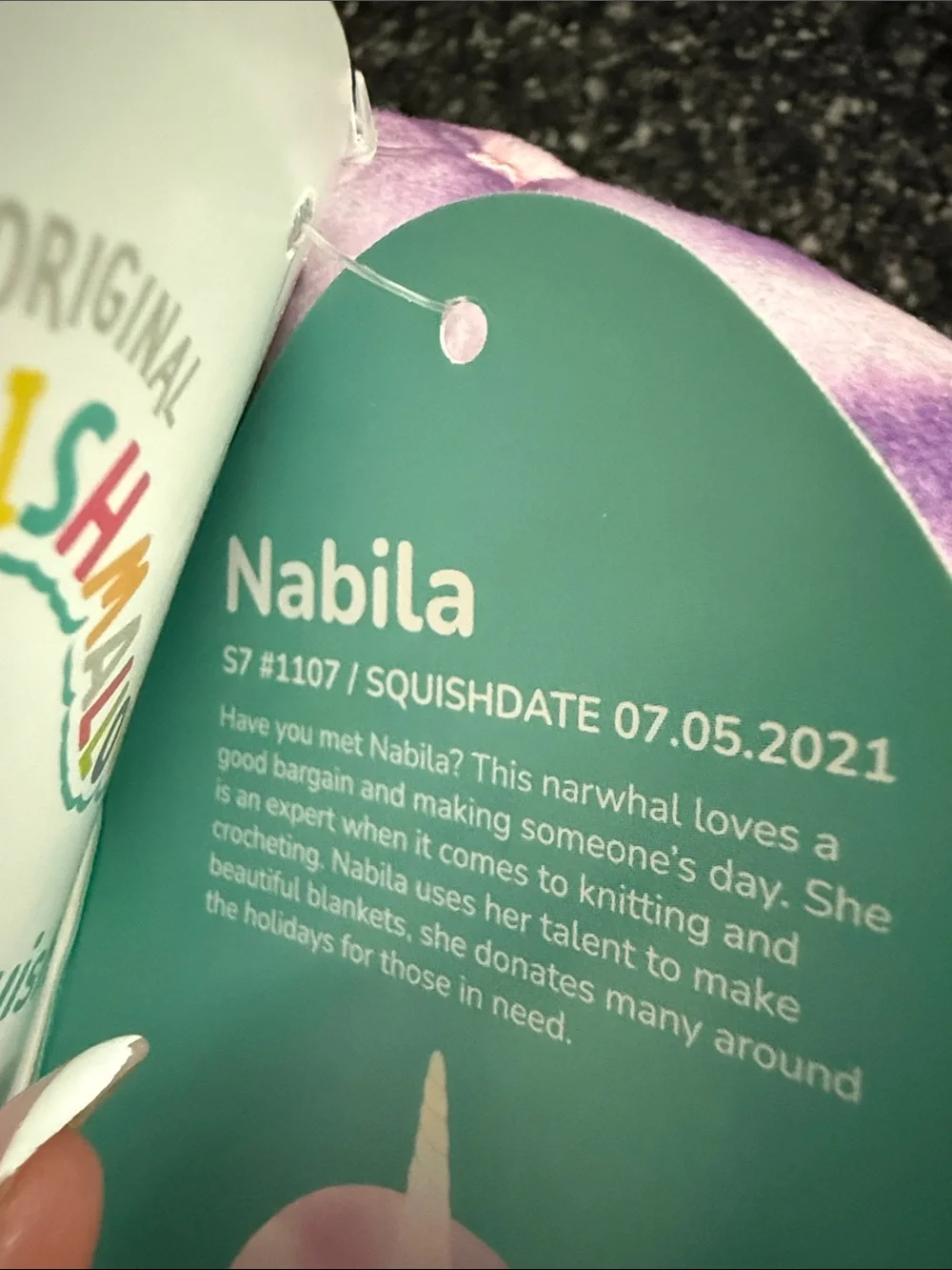 NWT Squishmallows Nabila. New